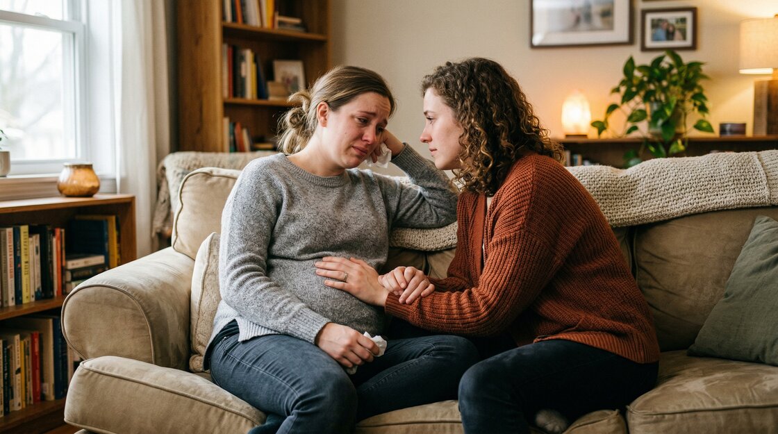 Supportive conversation about surrogate miscarriage compensation